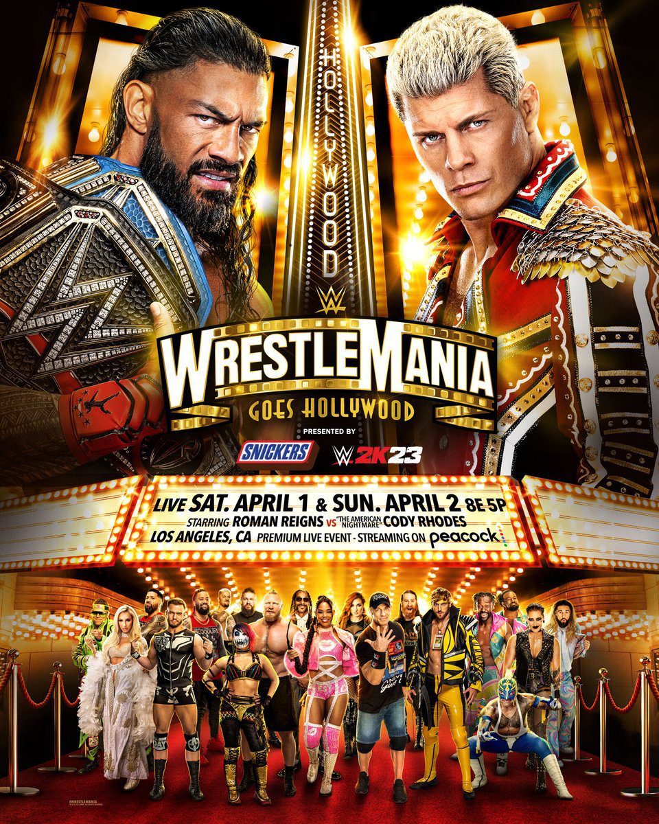 WrestleMania 39 Official Poster