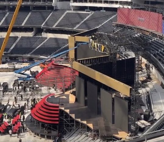 WrestleMania 39 Set Early Construction Photo