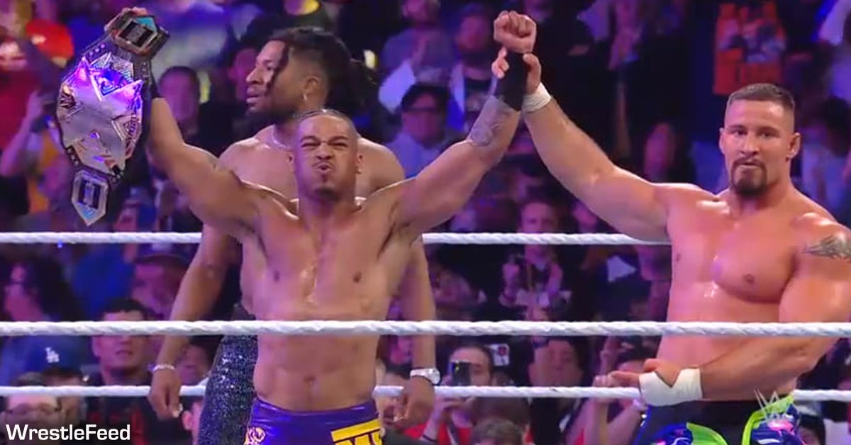 Carmelo Hayes defeats Bron Breakker to win the NXT Championship WrestleFeed App