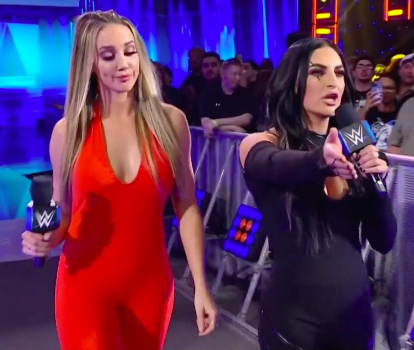 Chelsea Green Returns From Hospitalization After WrestleMania 39 With Sonya Deville On WWE SmackDown April 14 2023