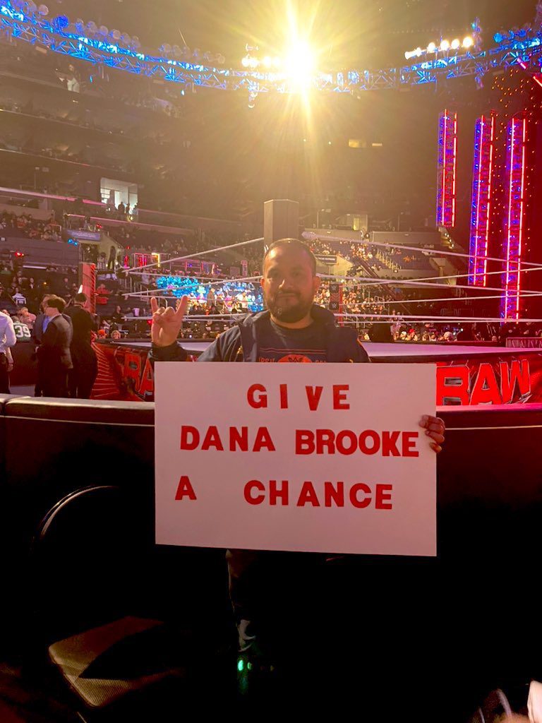 Give Dana Brooke A Chance Sign