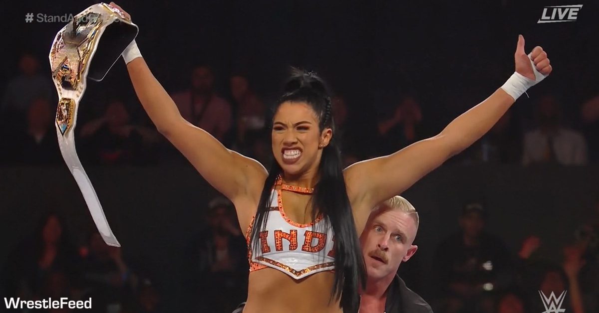 Indi Hartwell wins NXT Women's Championship Stand & Deliver 2023 Dexter Lumis WrestleFeed App
