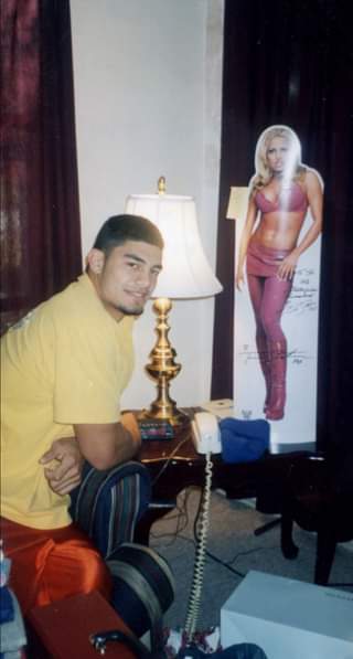 Roman Reigns Young Age Trish Stratus Poster