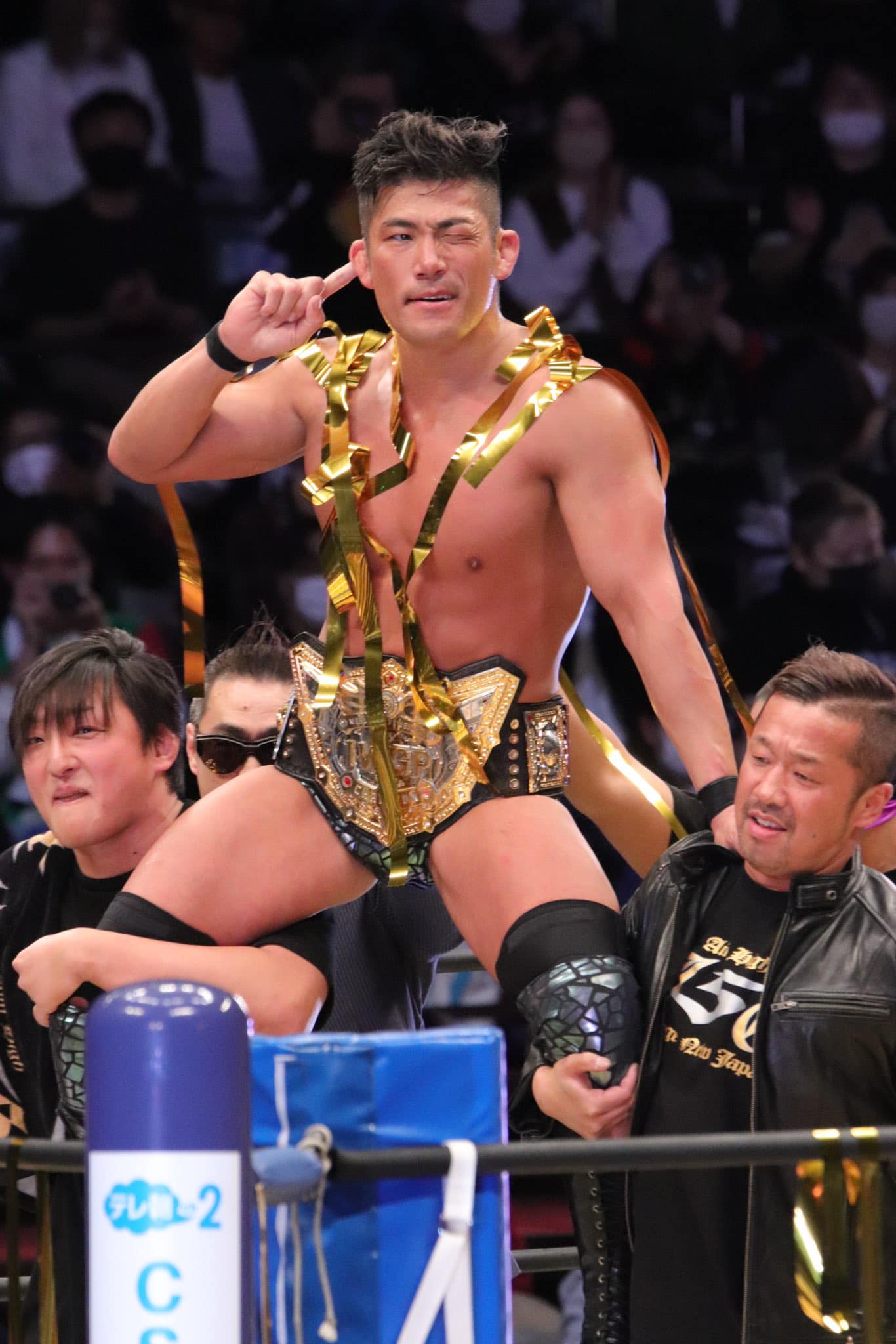 Sanada defeats Kazuchika Okada at NJPW Sakura Genesis 2023 to win the IWGP World Heavyweight Championship