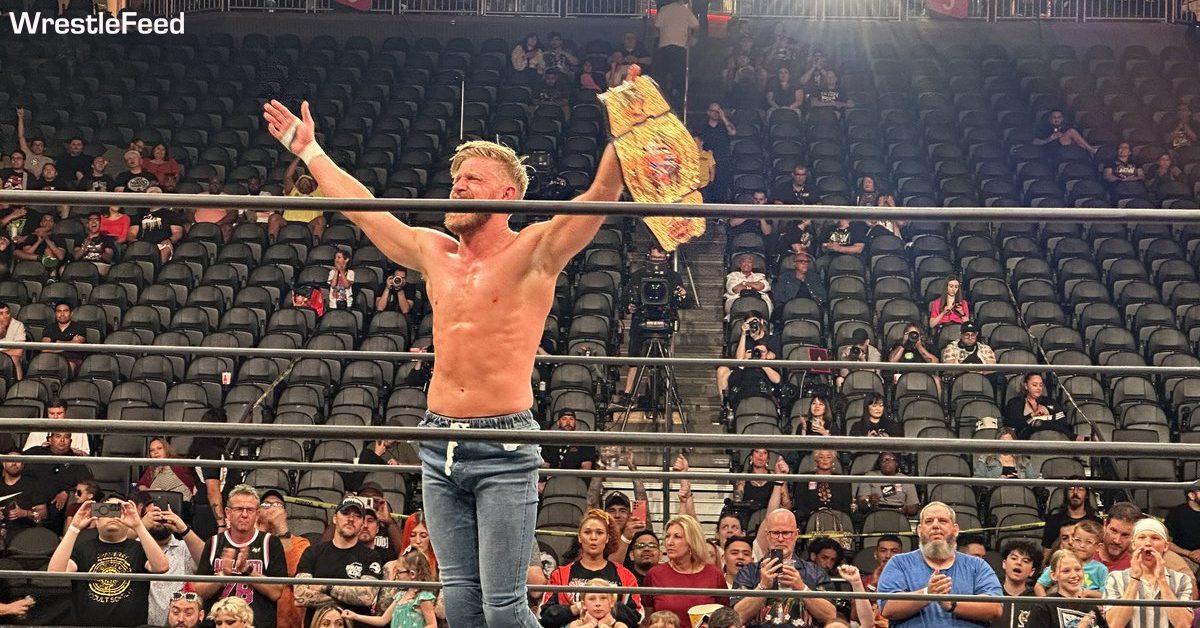 AEW Double Or Nothing 2023 Empty Seats Orange Cassidy International Champion Wins Blackjack Battle Royal WrestleFeed App