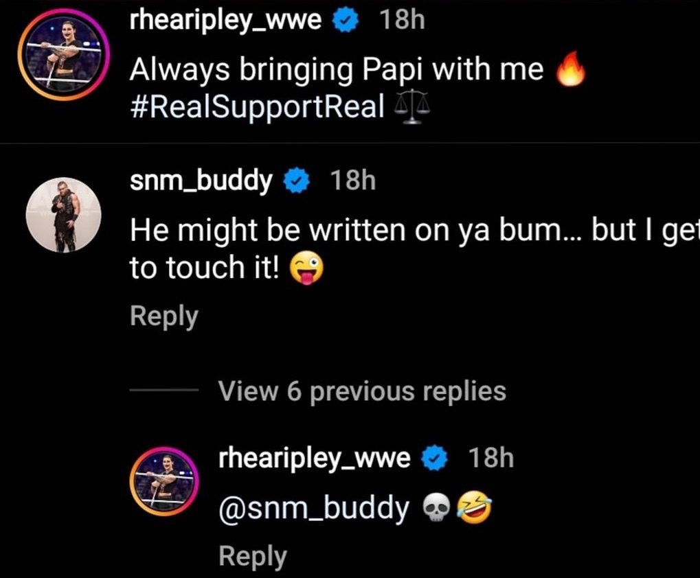 Buddy Matthews Murphy Says He Gets To Touch Rhea Ripley Butt Ass Booty