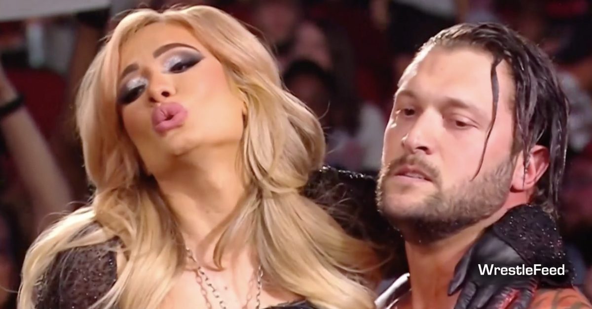 Scarlett Bordeaux Hot Sexy Face Lips Karrion Kross WWE SmackDown June 9 2023 WrestleFeed App