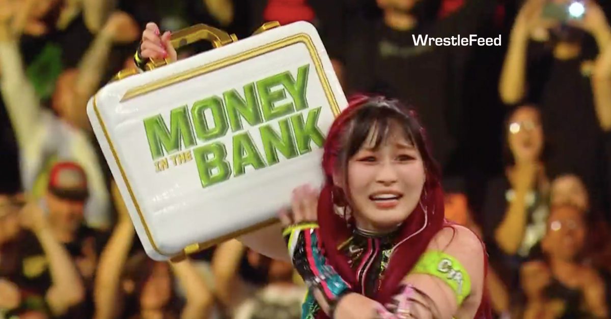 IYO SKY Wins Women's Money In The Bank 2023 Ladder Match WrestleFeed App