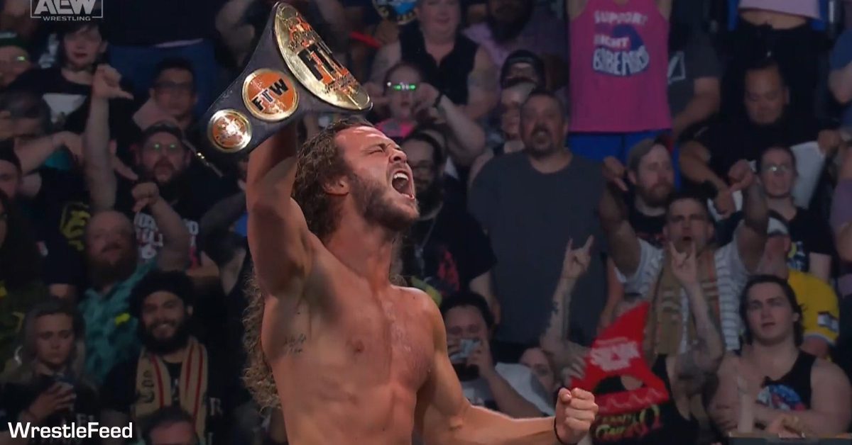 Jungle Boy Jack Perry Wins FTW Championship AEW Dynamite July 19 2023 WrestleFeed App