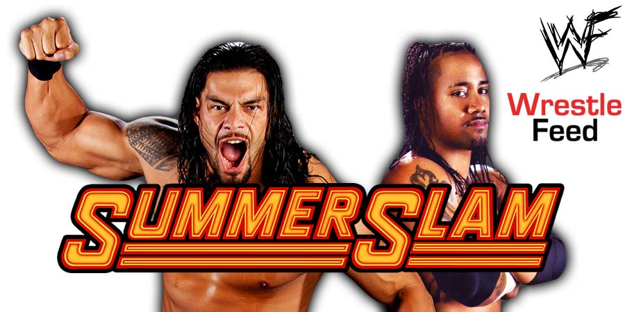 Roman Reigns Vs Jey Uso 1 SummerSlam 2023 WWE PPV WrestleFeed App
