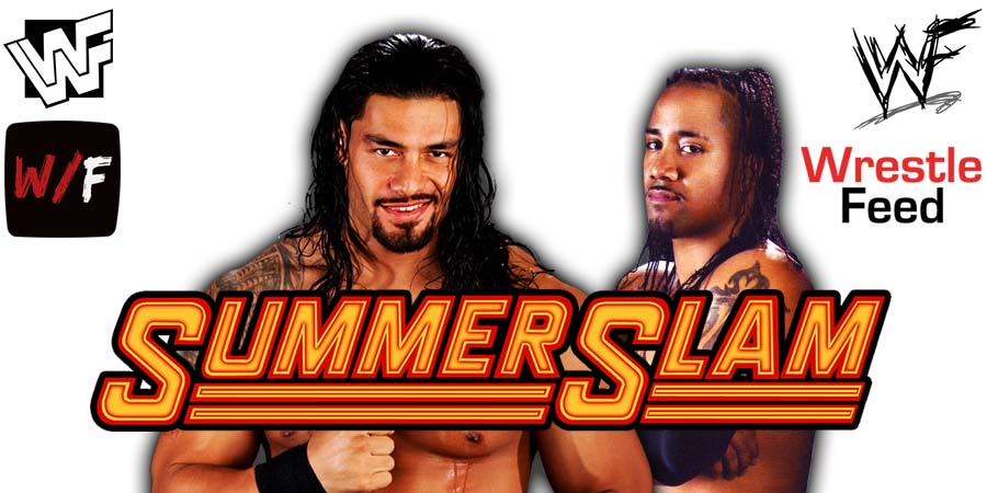 Roman Reigns Vs Jey Uso 3 SummerSlam 2023 WWE PPV WrestleFeed App