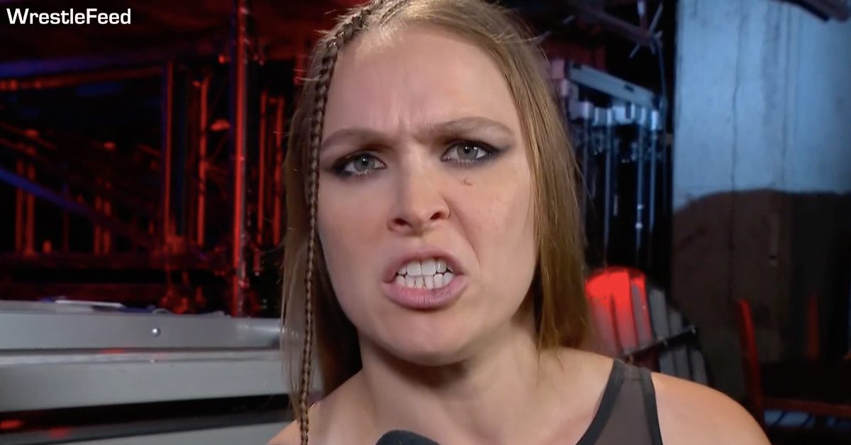 Ronda Rousey Angry Face Promo WWE RAW July 24 2023 WrestleFeed App
