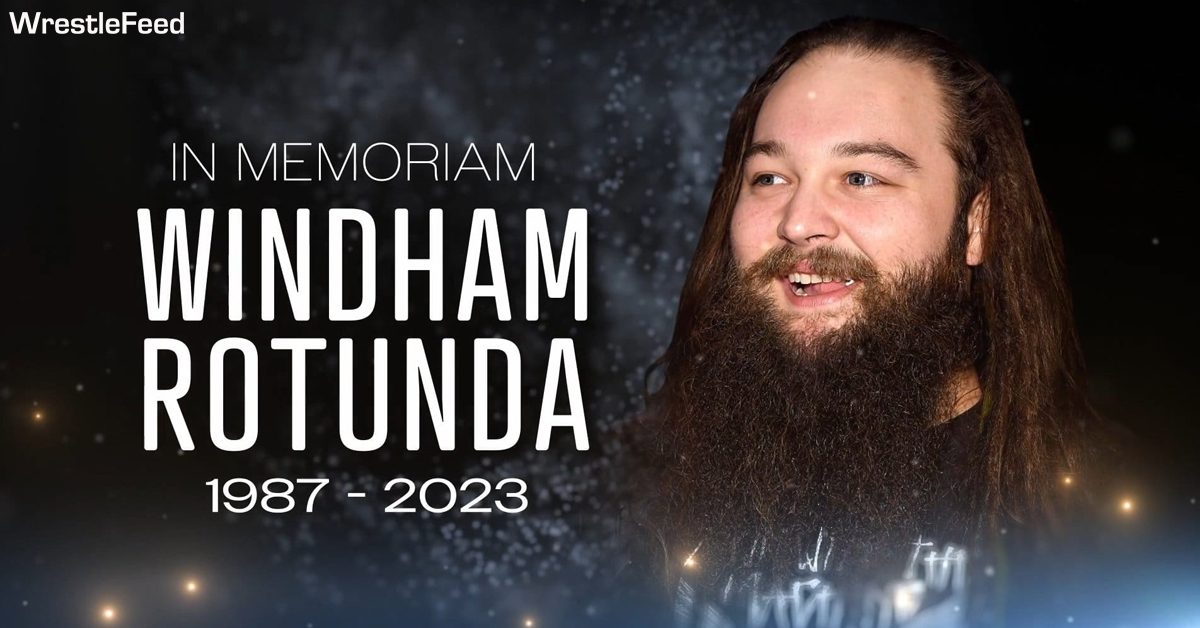 Bray Wyatt In Memoriam Windham Rotunda AEW Rampage Tribute Graphic August 25 2023 WrestleFeed App