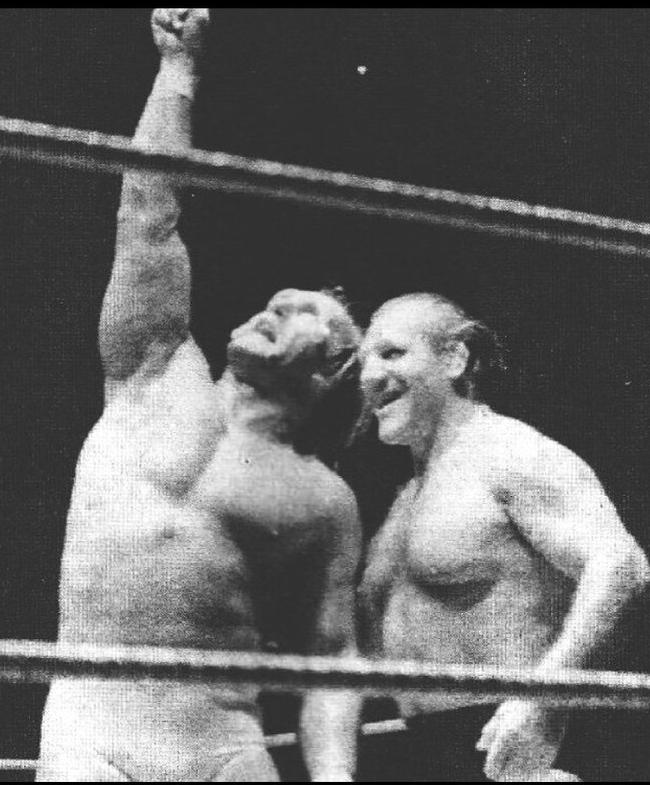 Bruno Sammartino Final Last WWF Match Team Up With Hulk Hogan August 30 1987