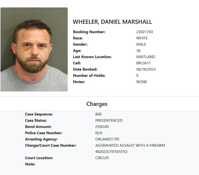 Cash Wheeler AEW Arrest Details August 2023