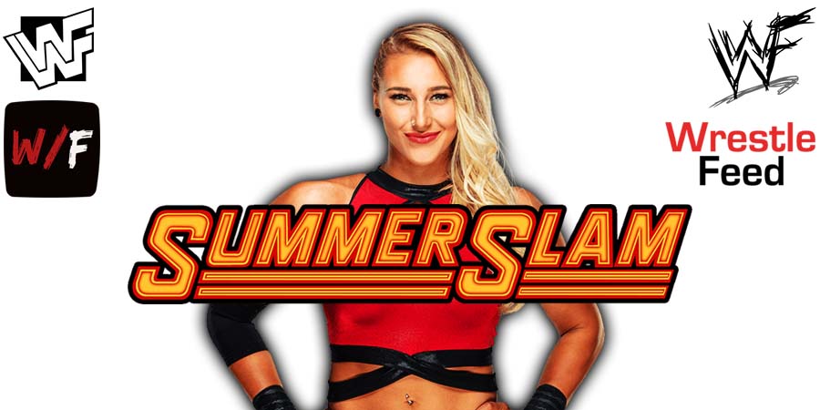 Rhea Ripley WWE SummerSlam WrestleFeed App