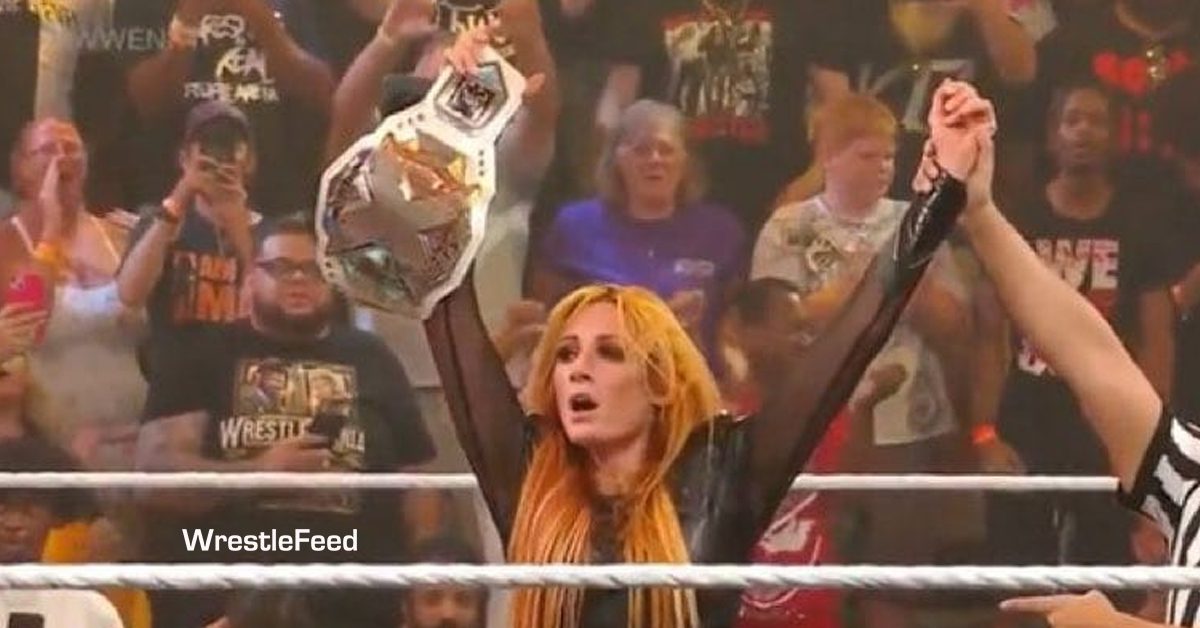 Becky Lynch Wins NXT Women's Championship September 12 2023 WrestleFeed App