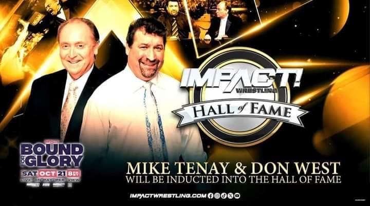 Mike Tenay Don West TNA IMPACT Wrestling Hall Of Fame 2023