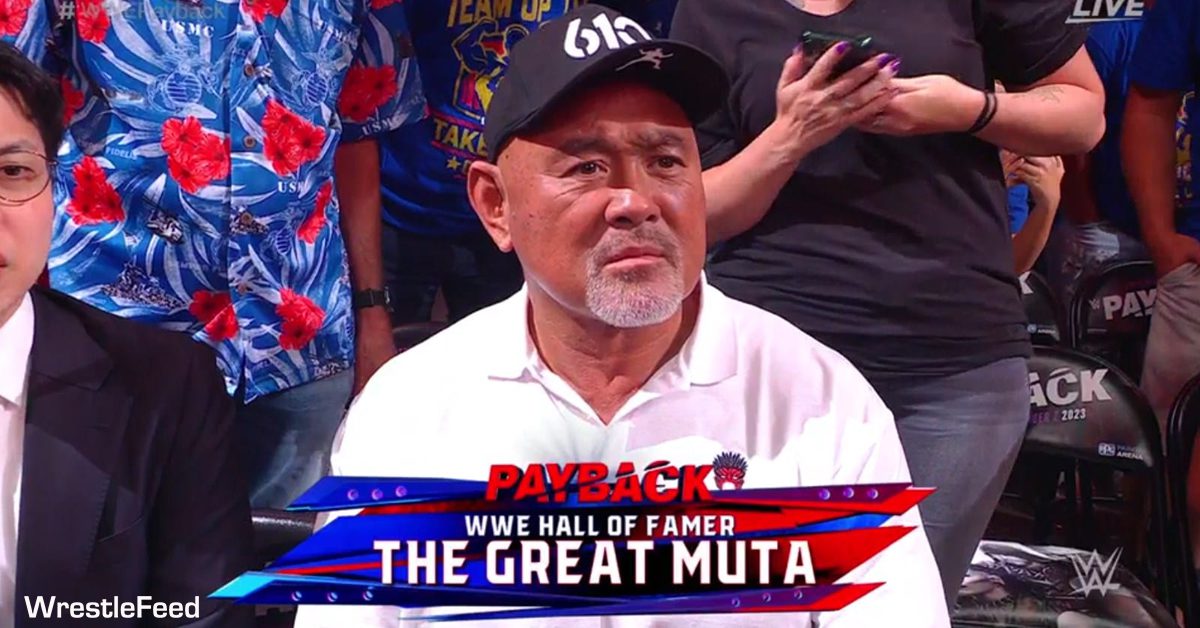 The Great Muta WWE Hall Of Famer Payback 2023 WrestleFeed App