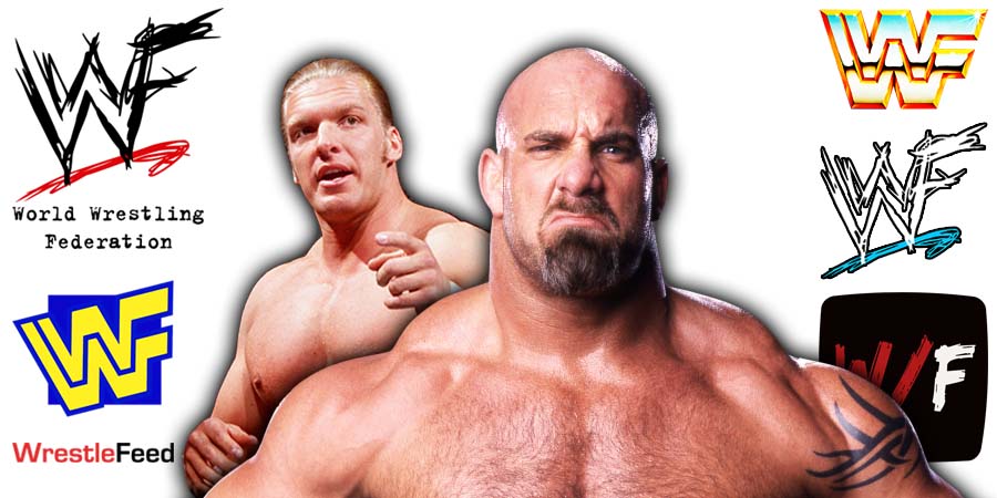 Triple H And Goldberg WWF WWE Article Pic 1 WrestleFeed App