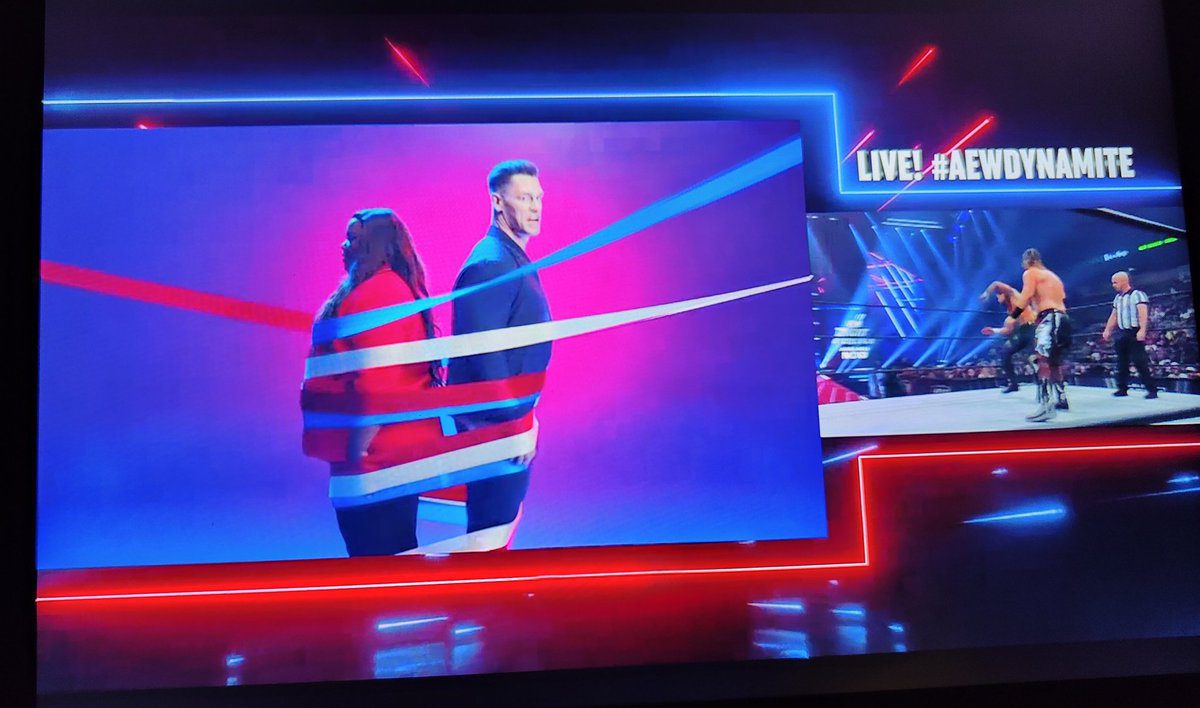 John Cena Appears On AEW Dynamite During Advertisement Commercial October 10 2023