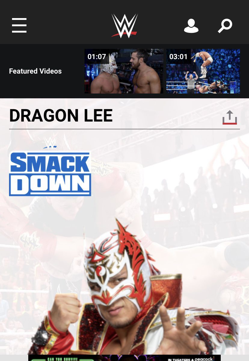 NXT Wrestler Dragon Lee Moved To SmackDown
