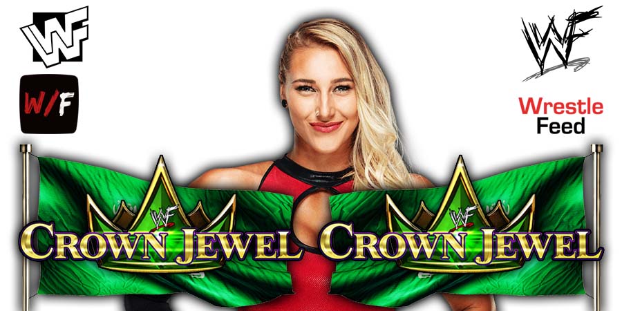 Rhea Ripley Crown Jewel 2023 WrestleFeed App