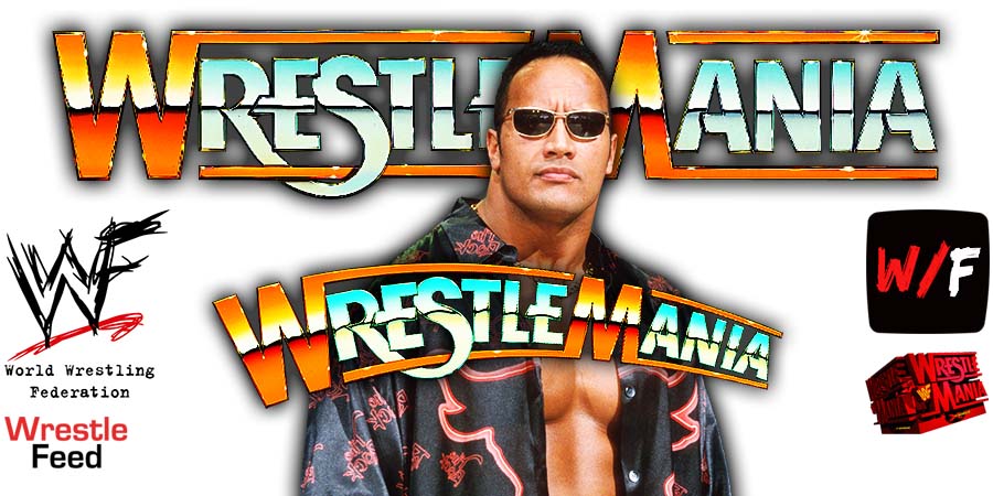 The Rock Dwayne Johnson WrestleMania WWF Pic 8 WrestleFeed App