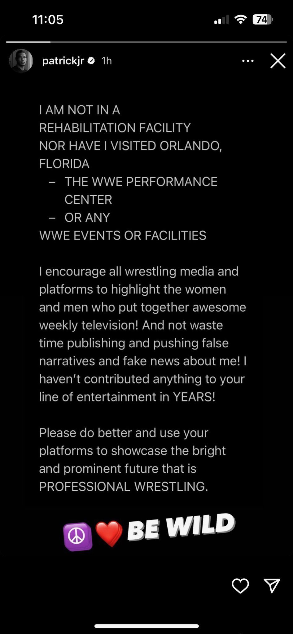 Velveteen Dream Denies Rumors About Being At The WWE Performance Center