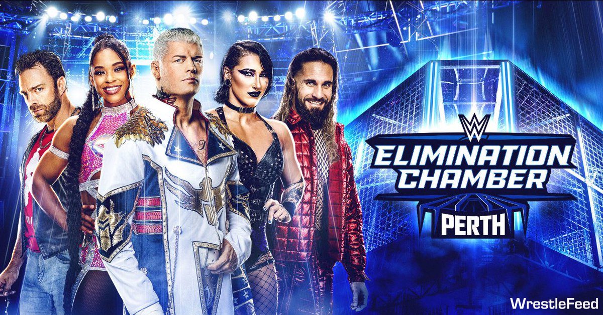 WWE Elimination Chamber 2024 Graphic WrestleFeed App
