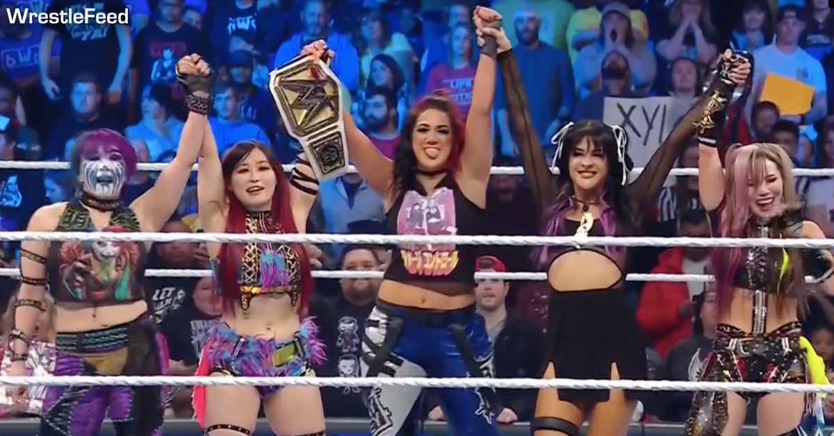 Asuka IYO SKY Bayley Dakota Kai Kairi Sane Damage CTRL WWE SmackDown November 10 2023 WrestleFeed App