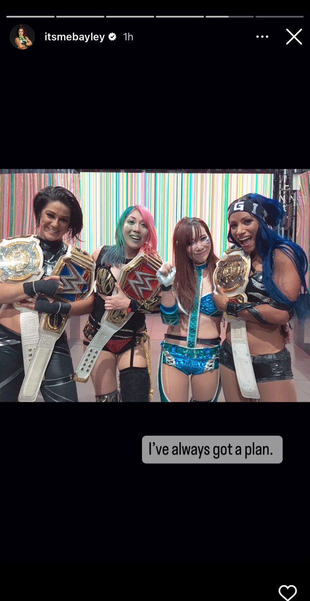 Bayley Teases Bringing Back Sasha Banks Mercedes Mone To WWE Ahead Of Survivor Series 2023