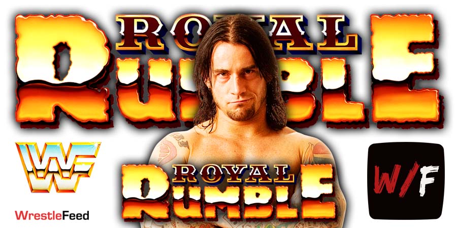 CM Punk Royal Rumble 7 WWF WWE WrestleFeed App