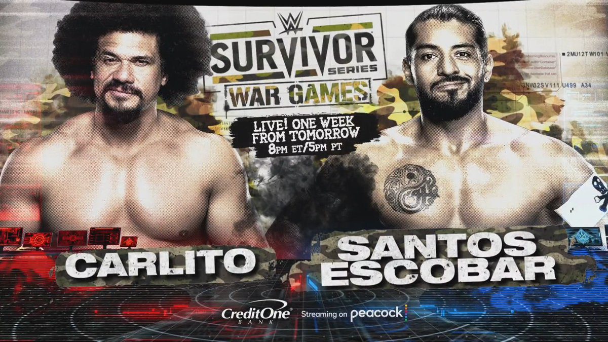 Carlito vs Santos Escobar WWE Survivor Series 2023
