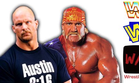 Stone Cold Steve Austin 1997 & Hulk Hogan 1991 WWF Article Pic WrestleFeed App
