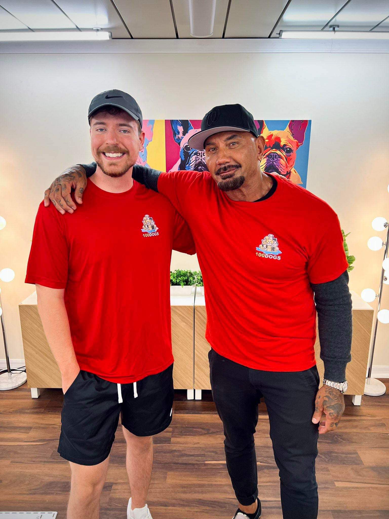 Batista Loses Lot Of Weight With Mr Beast December 2023