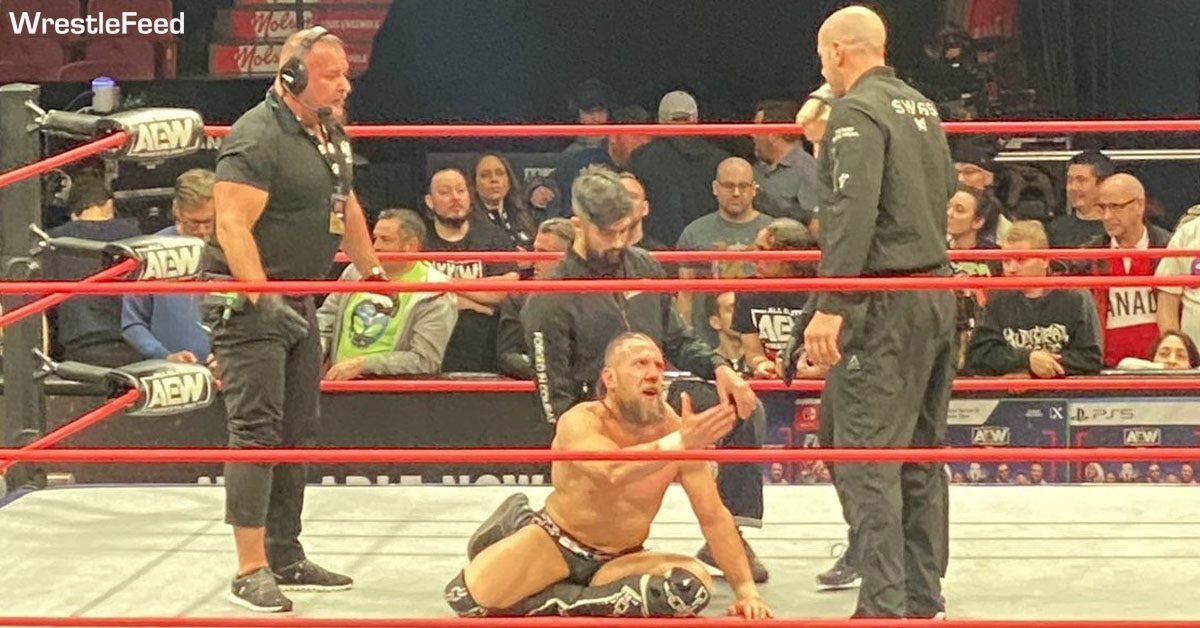 Bryan Danielson Injured Hurt AEW Collision Tapings December 6 2023 WrestleFeed App