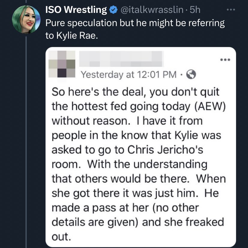 Chris Jericho Kylie Rae 1