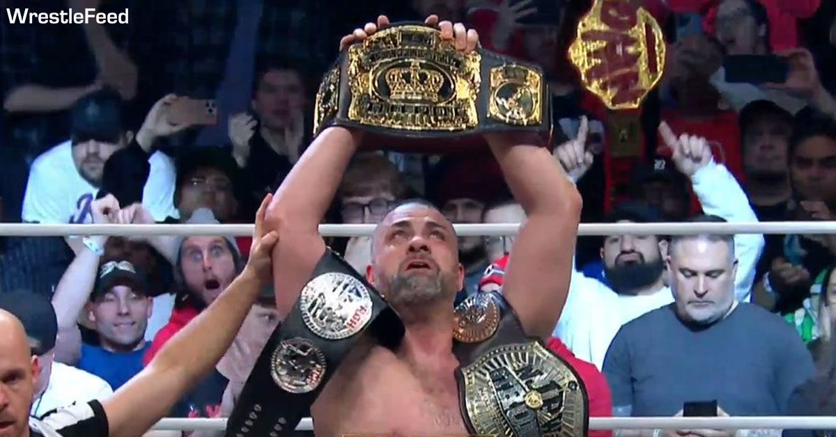 Eddie Kingston Becomes Continental Crown Champion AEW Worlds End 2023 WrestleFeed App