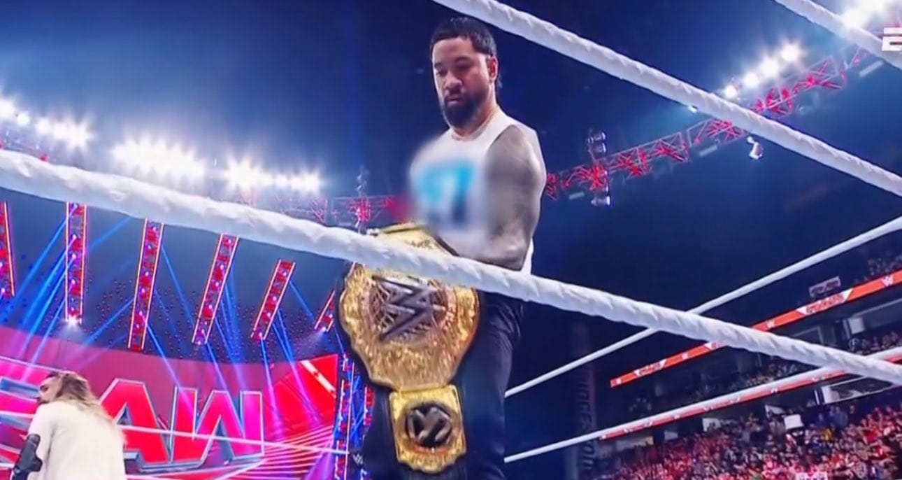 Jey Uso Yeet Blurred WWE RAW