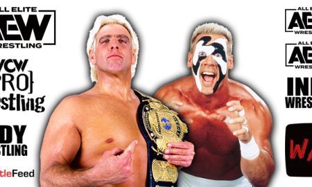 Ric Flair And Sting AEW Article Pic WWF WCW NWA All Elite Wrestling WrestleFeed App