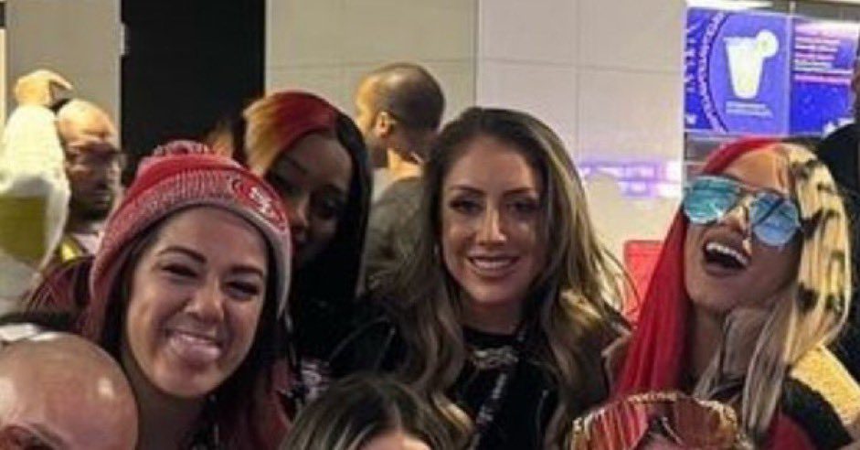 Bayley Naomi Britt Baker Sasha Banks Mercedes Mone Super Bowl 2024