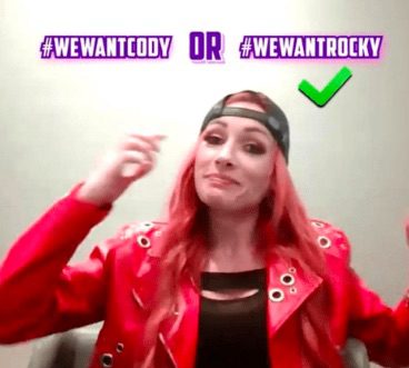 Becky Lynch chooses The Rock over Cody Rhodes at WrestleMania 40