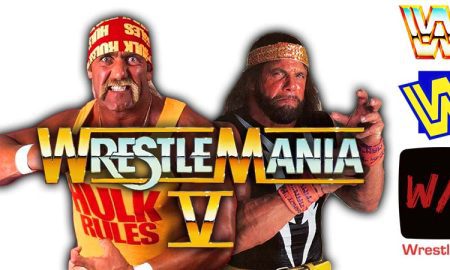 Hulk Hogan Vs Macho Man Randy Savage WrestleMania V WWF Article Pic History WrestleFeed App