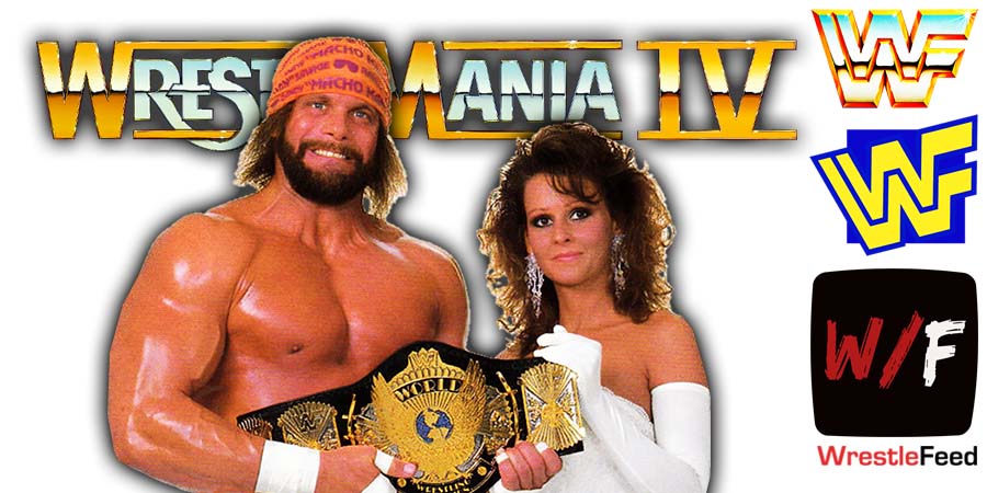 Macho Man Randy Savage And Miss Elizabeth WrestleMania IV Article Pic History WrestleFeed App