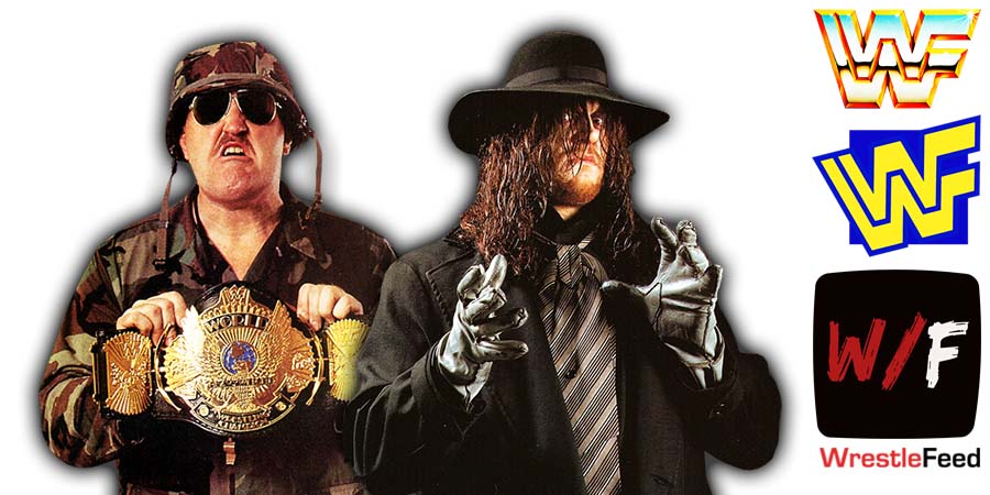 Sgt Slaughter and The Undertaker Article Pic History WrestleFeed App