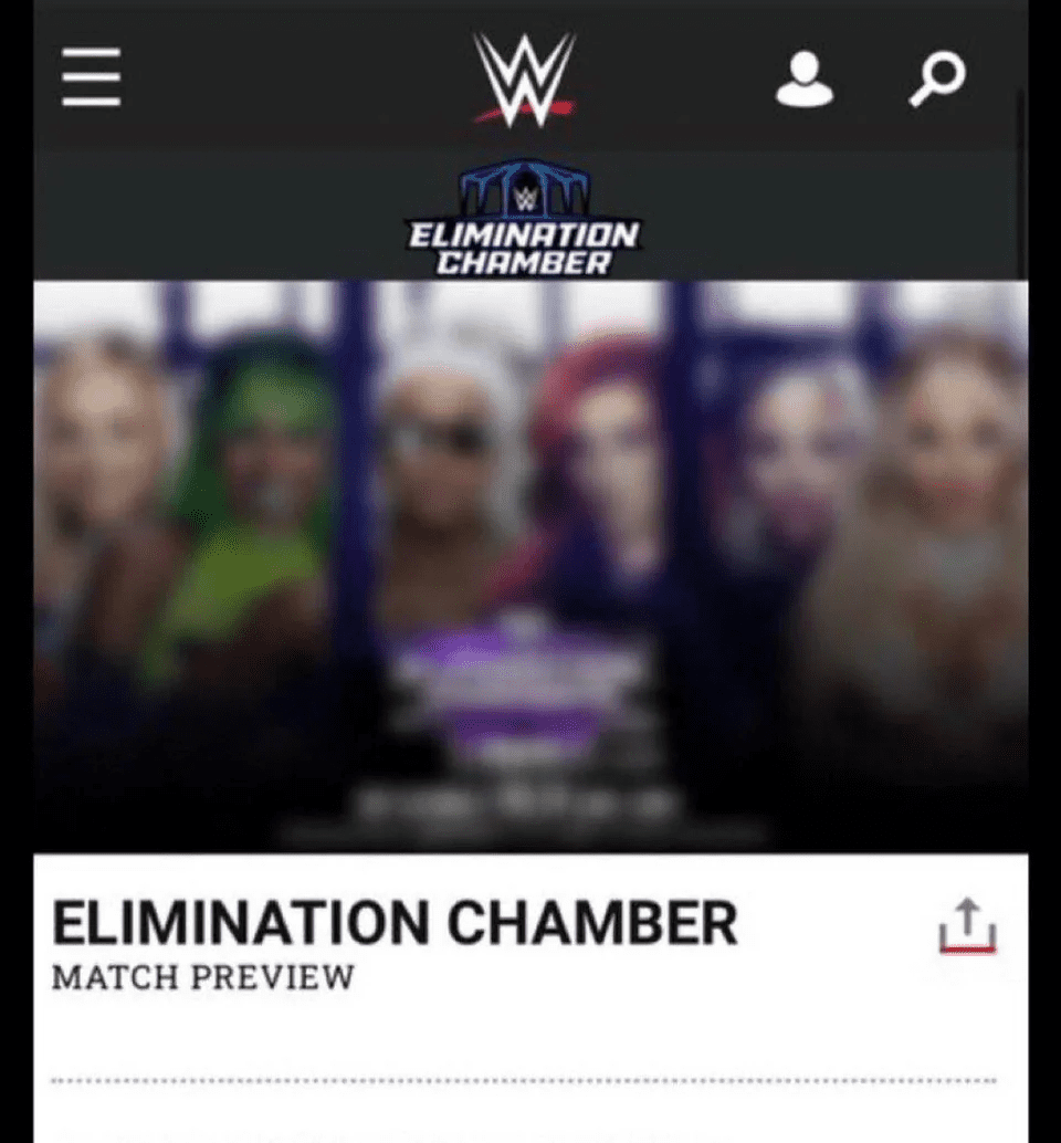 WWE Accidentally Spoils Participants For The Women's Elimination Chamber 2024 Match