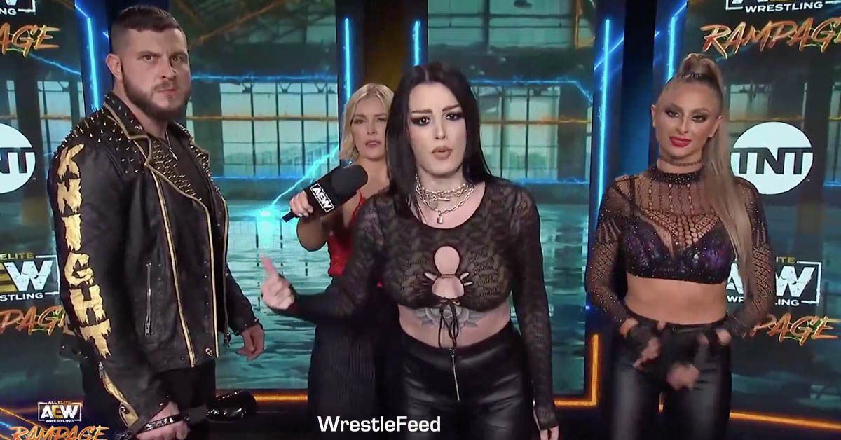 Zak Knight Saraya Paige Brother Signs With All Elite Wrestling AEW Rampage Debut February 23 2024 WrestleFeed App