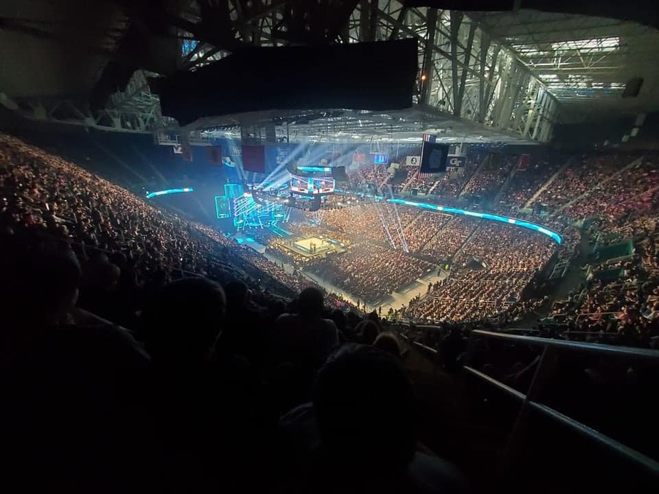 AEW Revolution 2024 Greensboro Coliseum Sold Out Crowd Shot