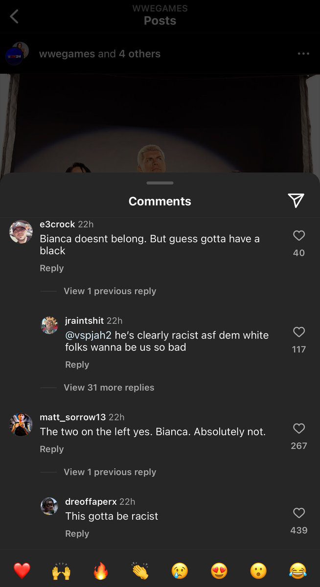 Bianca Belair Hate Racist Comments WWE 2K24